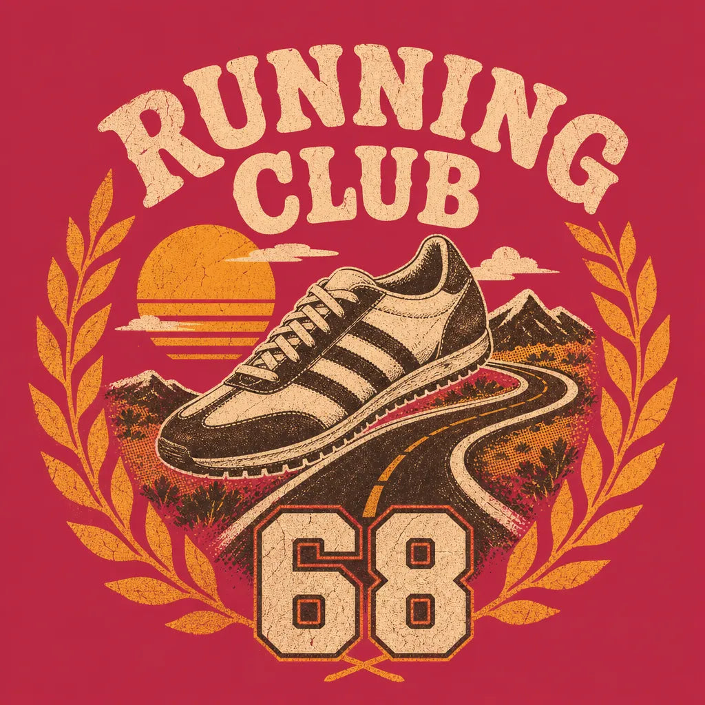 Visuel écusson running rétro Haut-Rhin