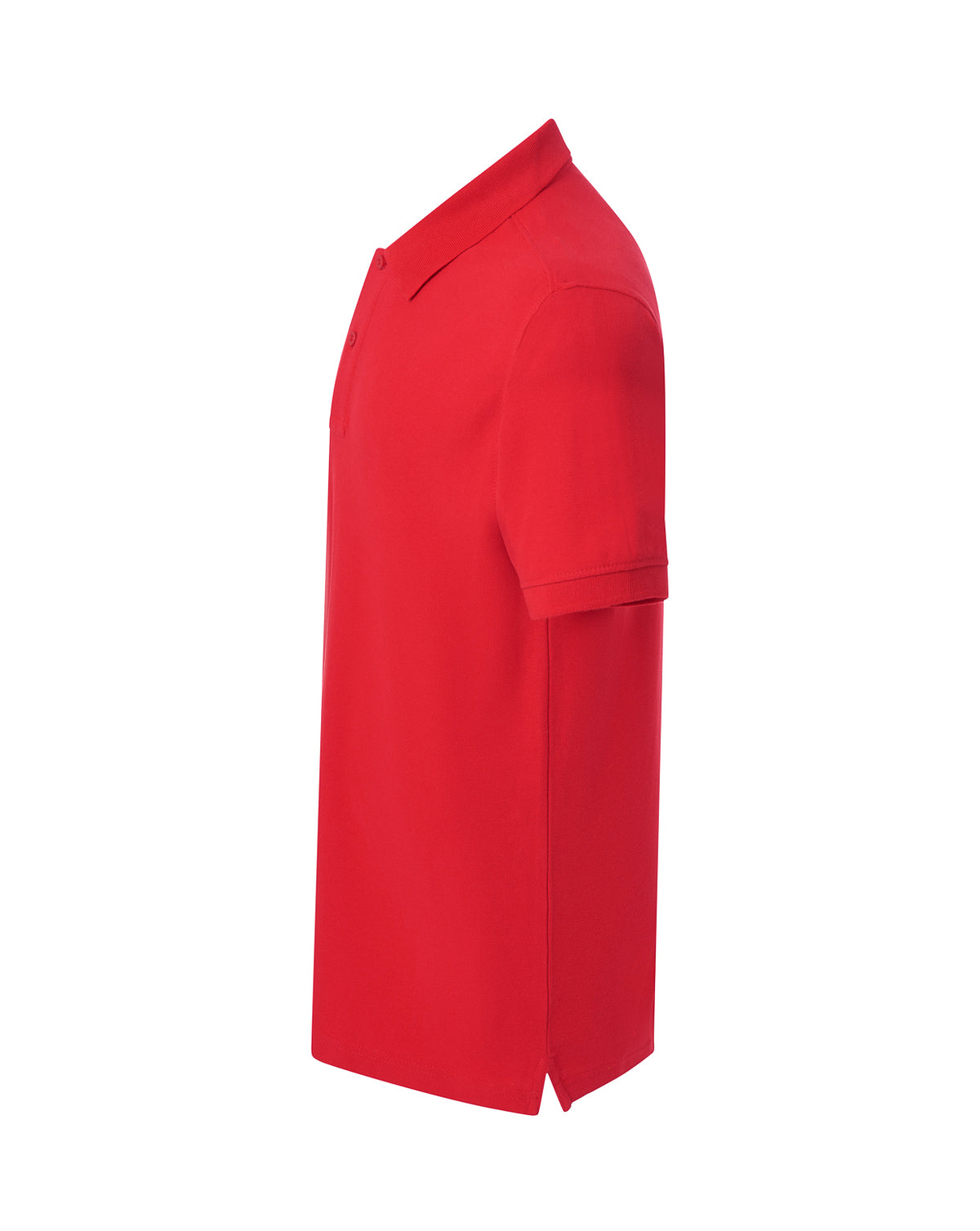 Polo classic rouge personnalisable - côté