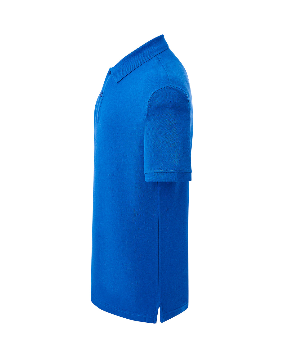 Polo classic bleu personnalisable - côté