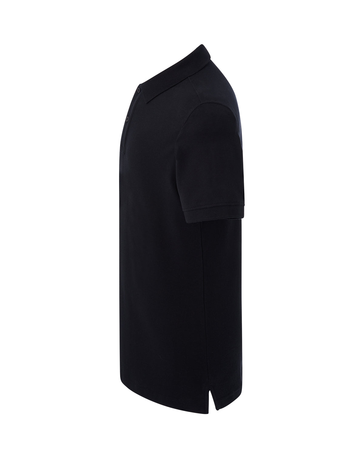 Polo classic noir personnalisable - côté