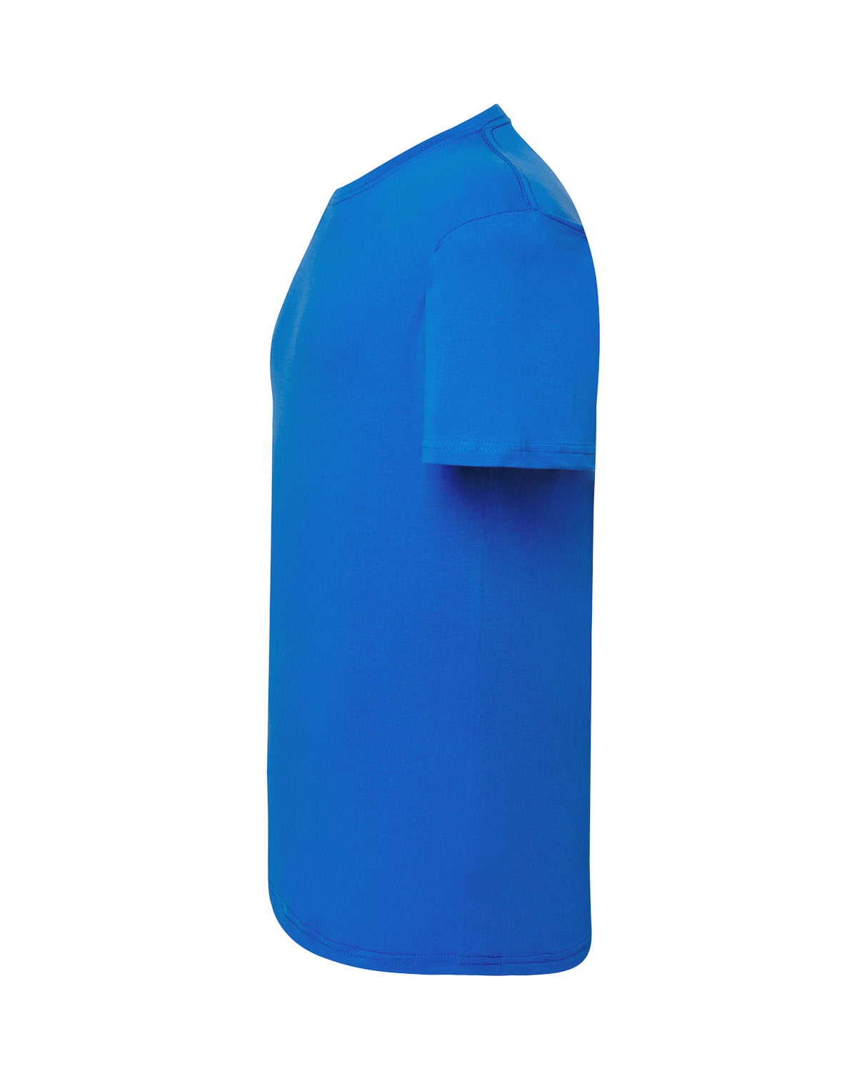 T-shirt classic bleu personnalisable - côté