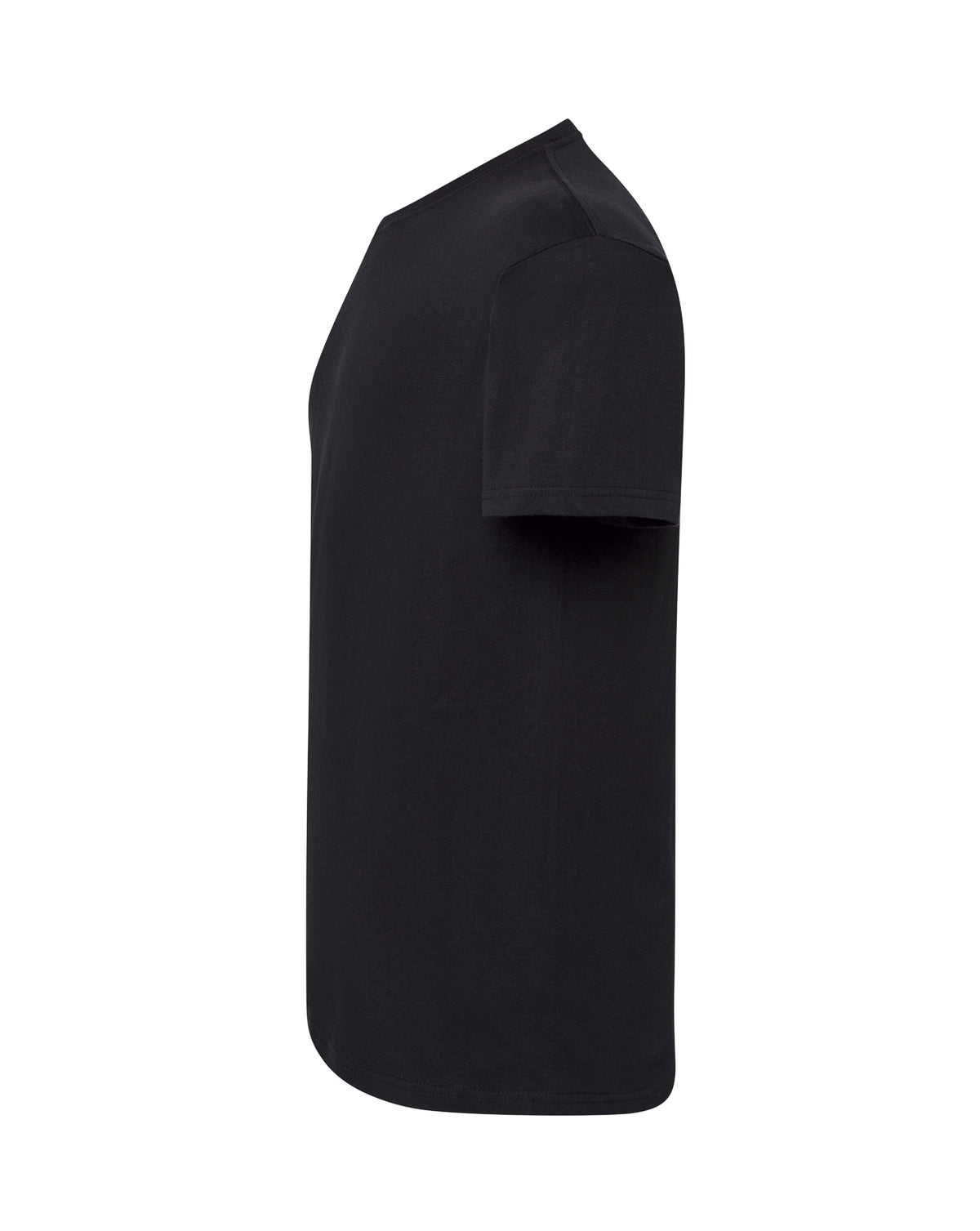 T-shirt classic noir personnalisable - côté