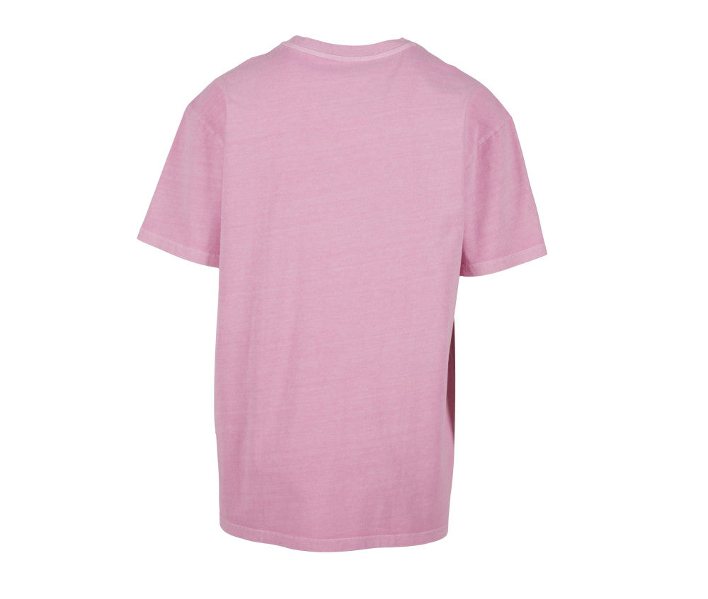 T-shirt oversize lourd washed rose personnalisable - dos